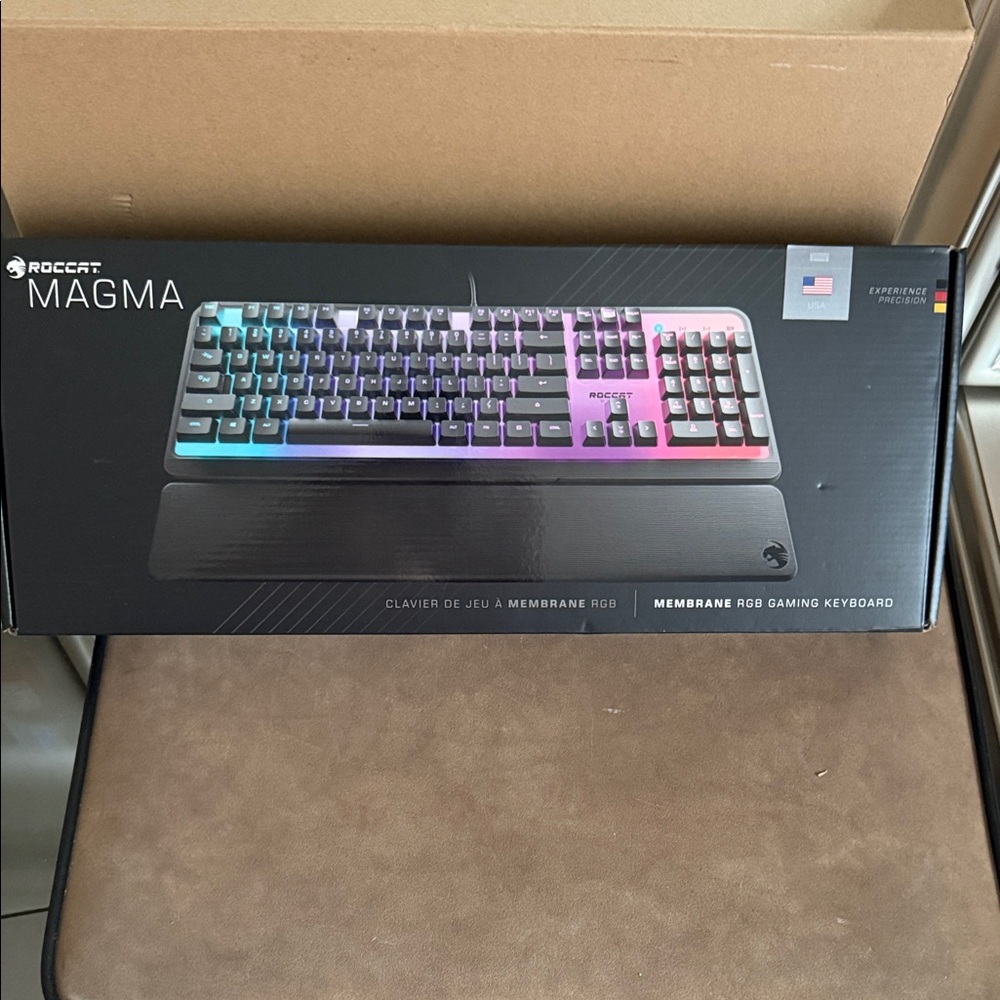 Magma RGB Membrane Gaming Keyboard — Black with RGB Lighting